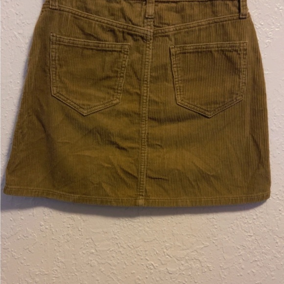 Vintage Arizona Jeans Corduroy Mini Sz 1 Skirt Y2K Retro Classic - Picture 4 of 5